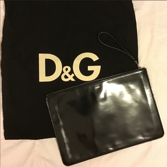 D&G Dolce and Gabbana flat clutch - Picture 2 of 4